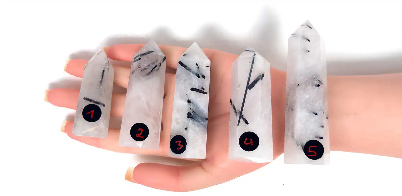 Kraftstein-Turm-Turmalin-Quarz