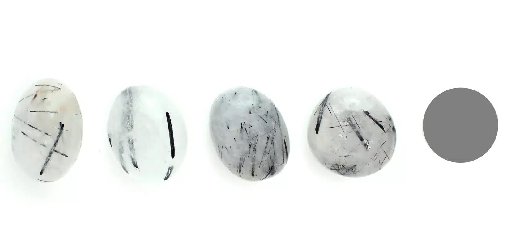 Kraftstein Turmalin-Quarz - Trommelstein Glücksstein Handstein Handschmeichler