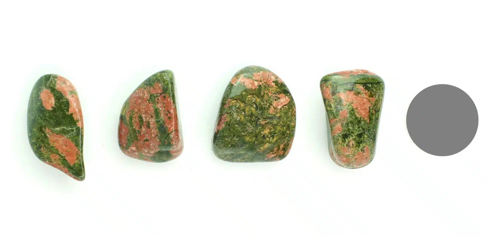 Kraftstein Unakit - Trommelstein Glücksstein Handstein Handschmeichler