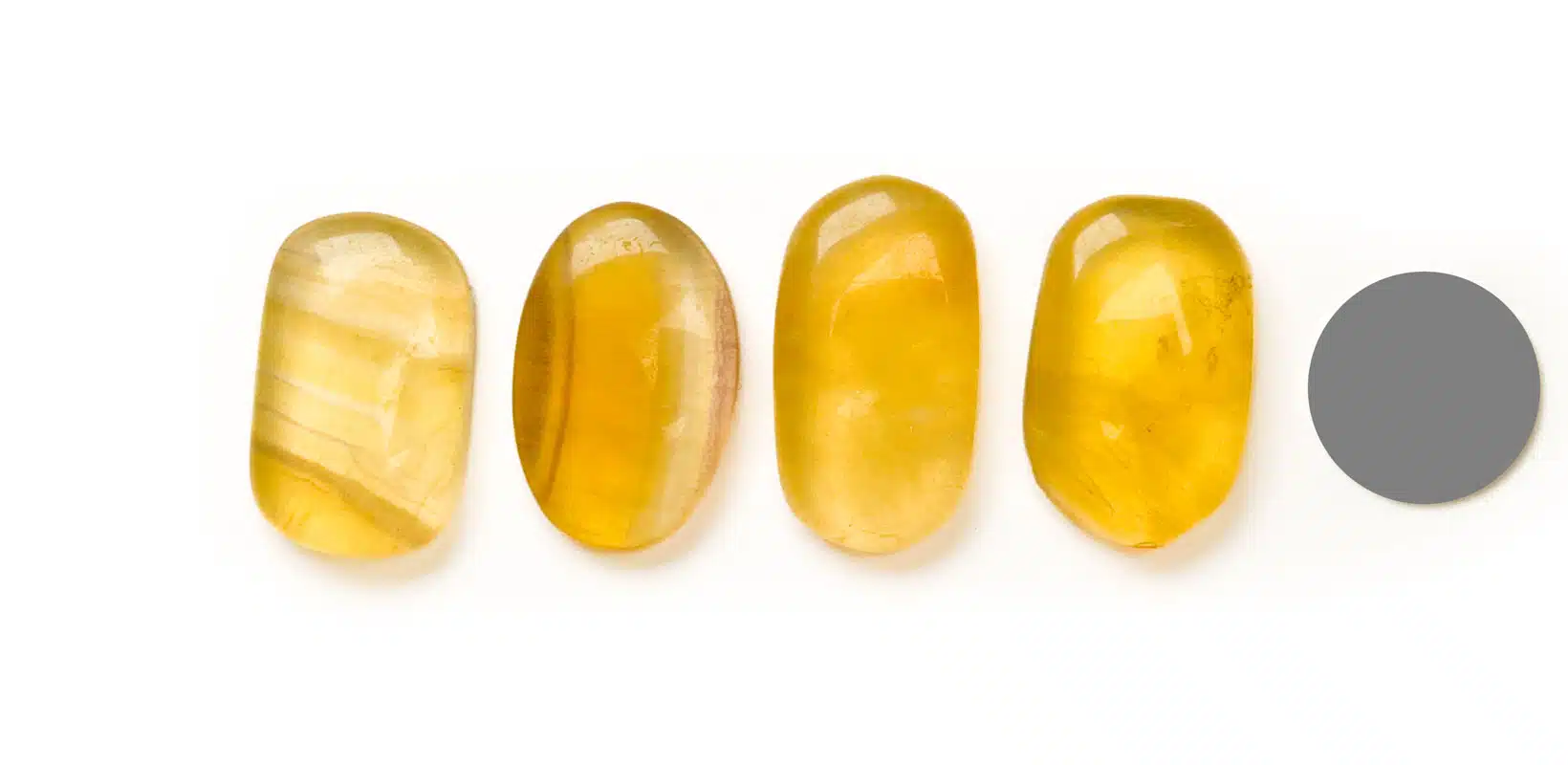 Kraftstein gelber Fluorit