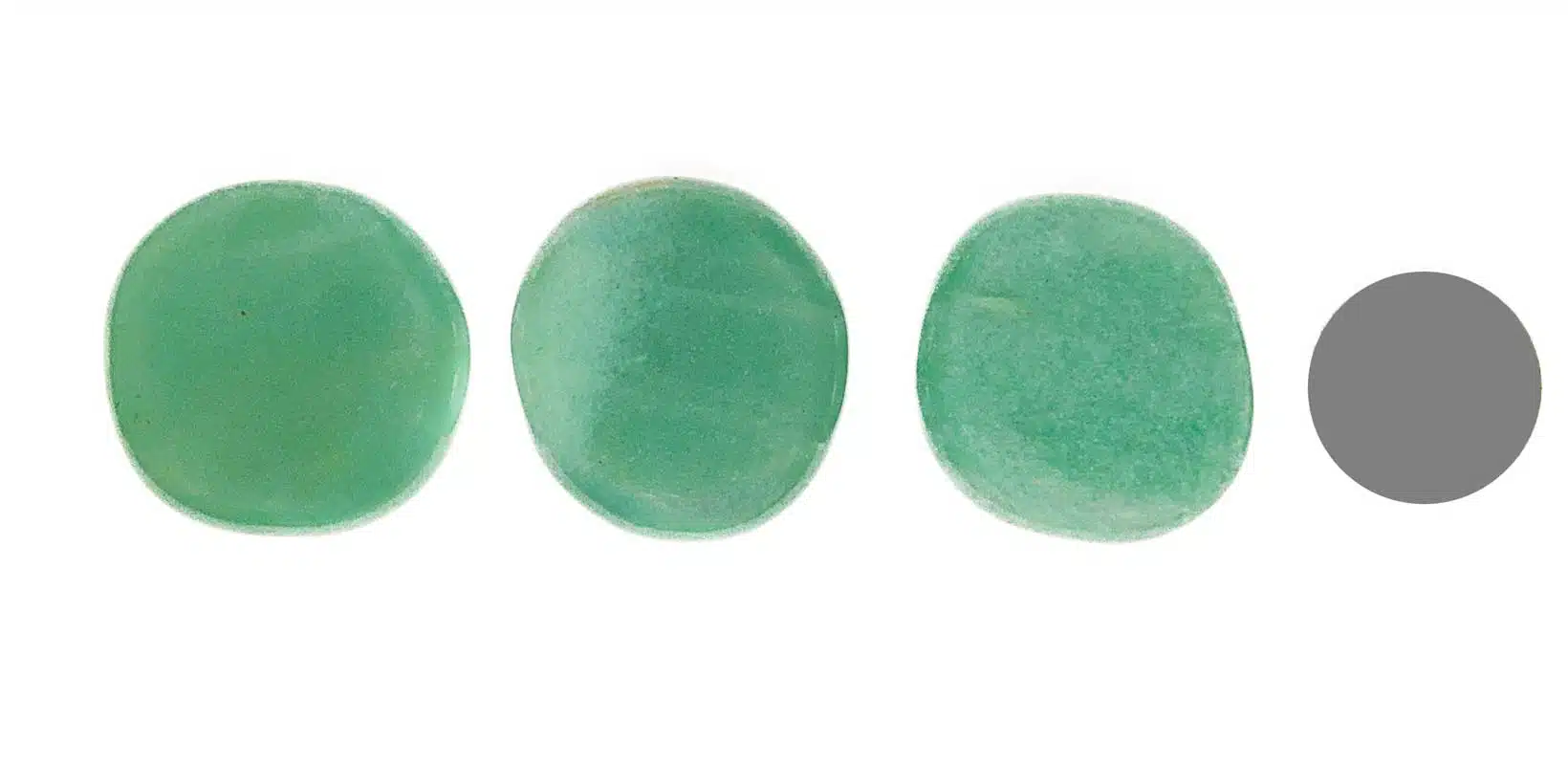 Kraftstein grüner-Aventurin Scheibenstein