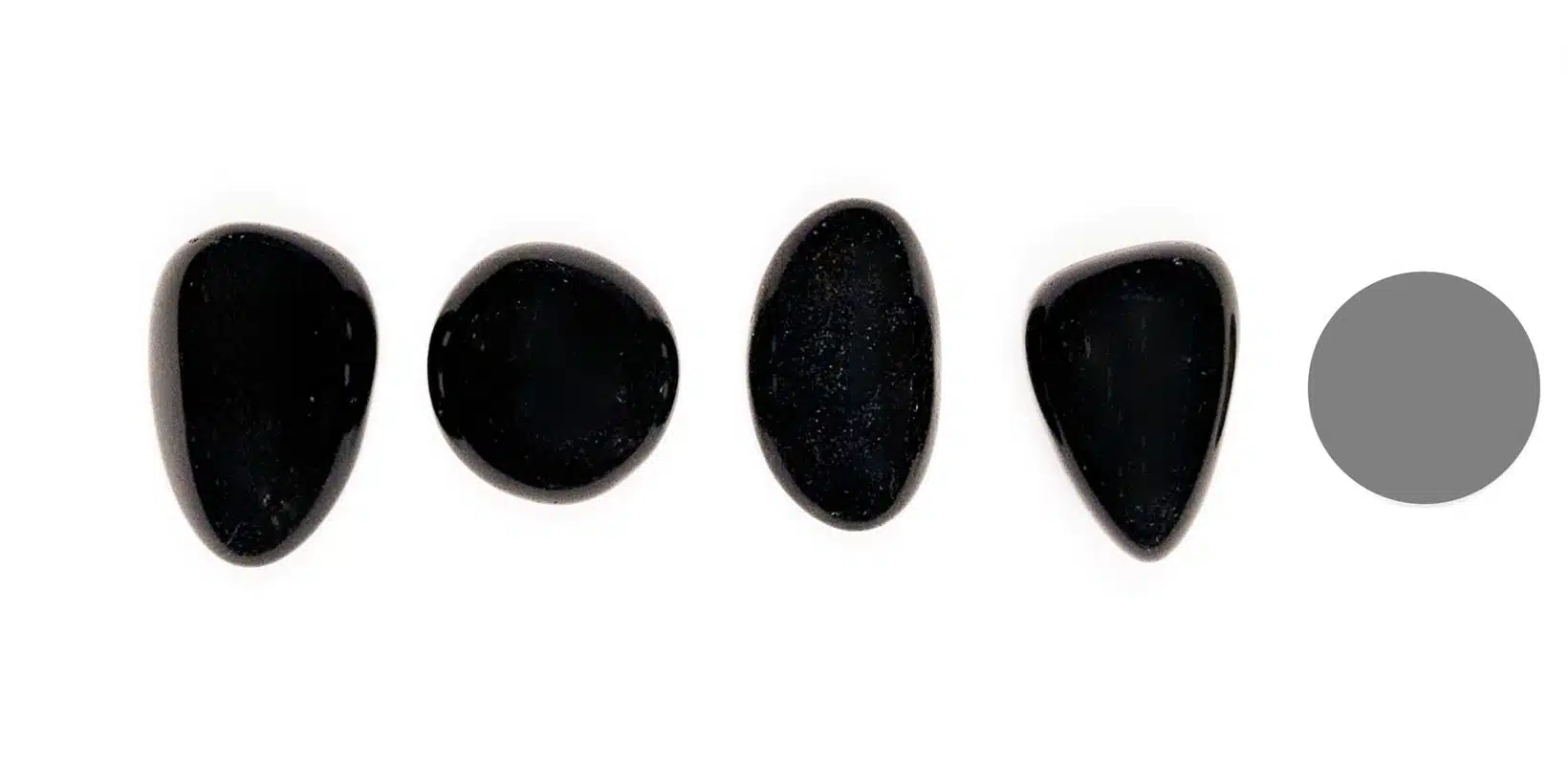 Kraftstein schwarzer Obsidian