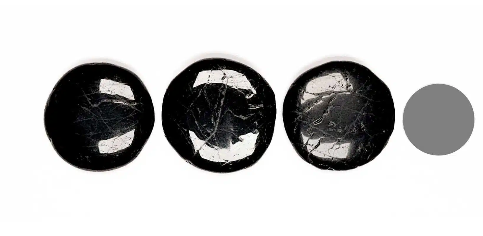 Kraftstein schwarzer Turmalin Scheibenstein