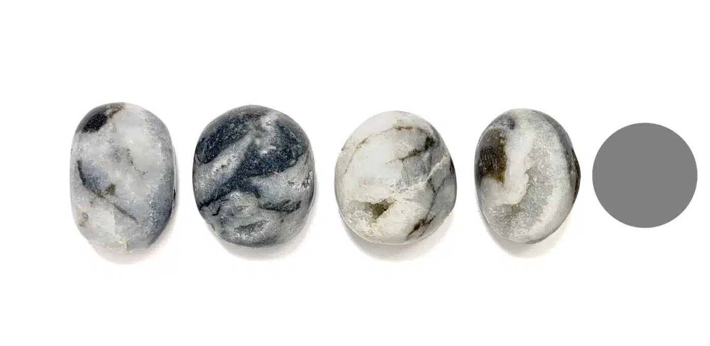 Kraftstein Sphalerit-Quarz - Trommelstein Glücksstein Handstein Handschmeichler