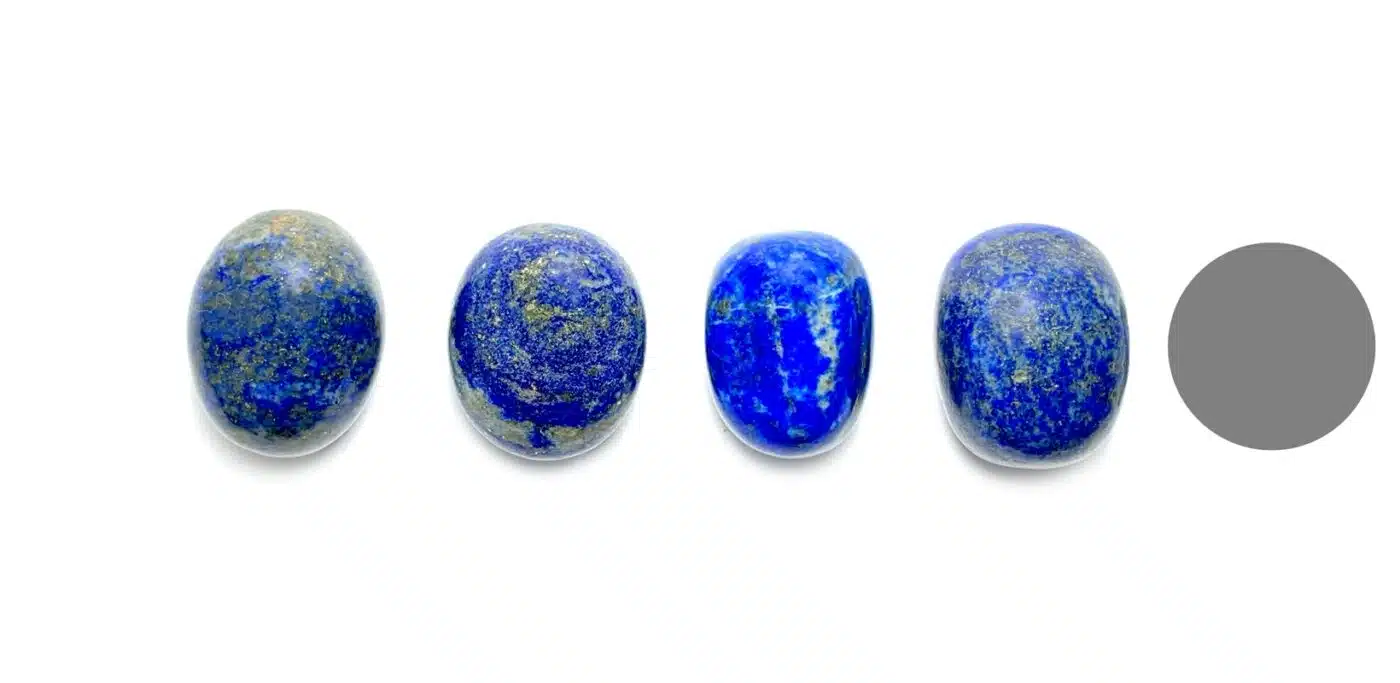 Kraftstein Lapislazuli - Trommelstein Glücksstein Handstein Handschmeichler