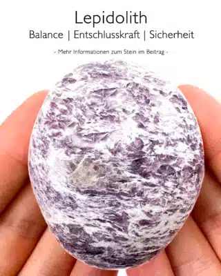 Lepidolith poliert - Wirkung
