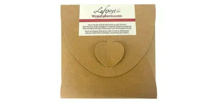 Luftpost der Wunscherfüllung rot