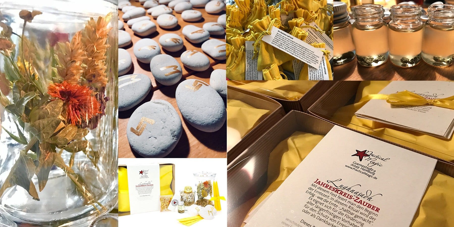 Practical Magic Blog: Informationen, Neuigkeiten, Angebote & Aktionen Blick in die Magie-Werkstatt: Herstellung der Lughnasadh-Jahreskreis-Sets
