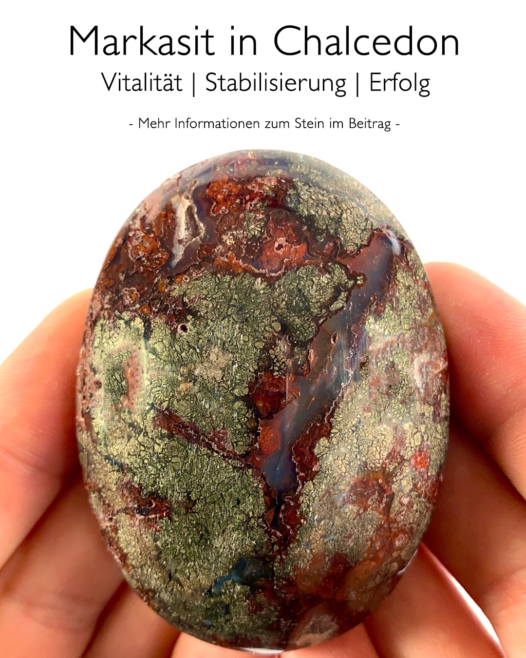 Markasit in Chalcedon - Wirkung
