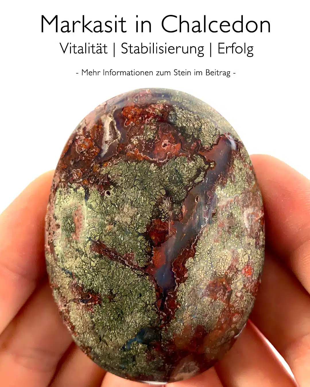 Markasit in Chalcedon - Wirkung