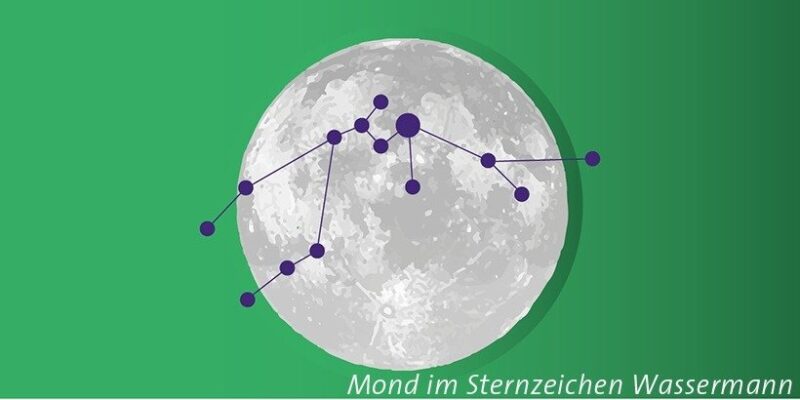 Mond im Sternzeichen Wassermann