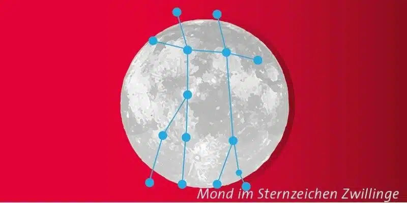 Mond in den Zwillingen