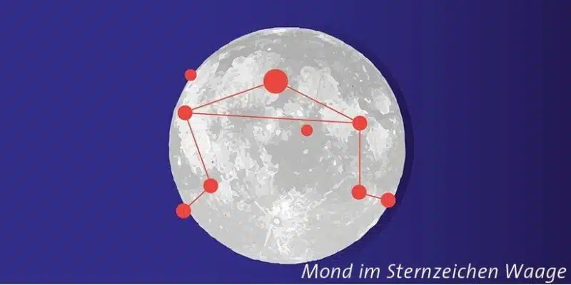 Mond in der Waage
