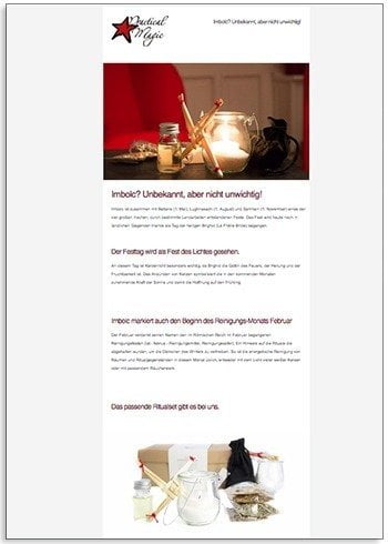 Der zauberhafte E-Mail-Service Newsletter