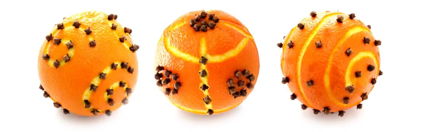 Orangen-Pomander-Herstellung Orangen-Pomander-Herstellung