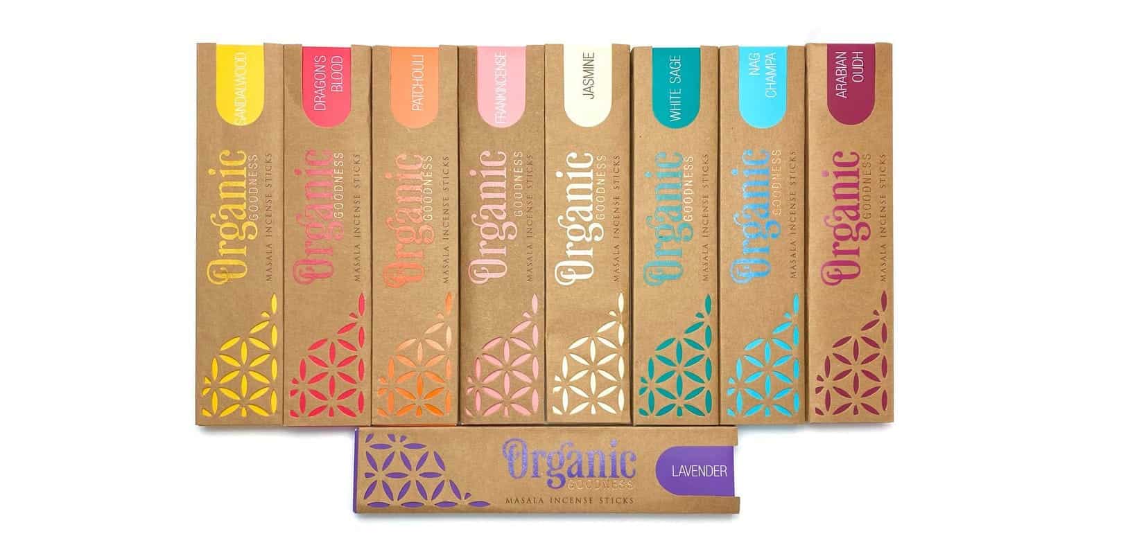 Organics Räucherstäbchen Vorteil-Set
