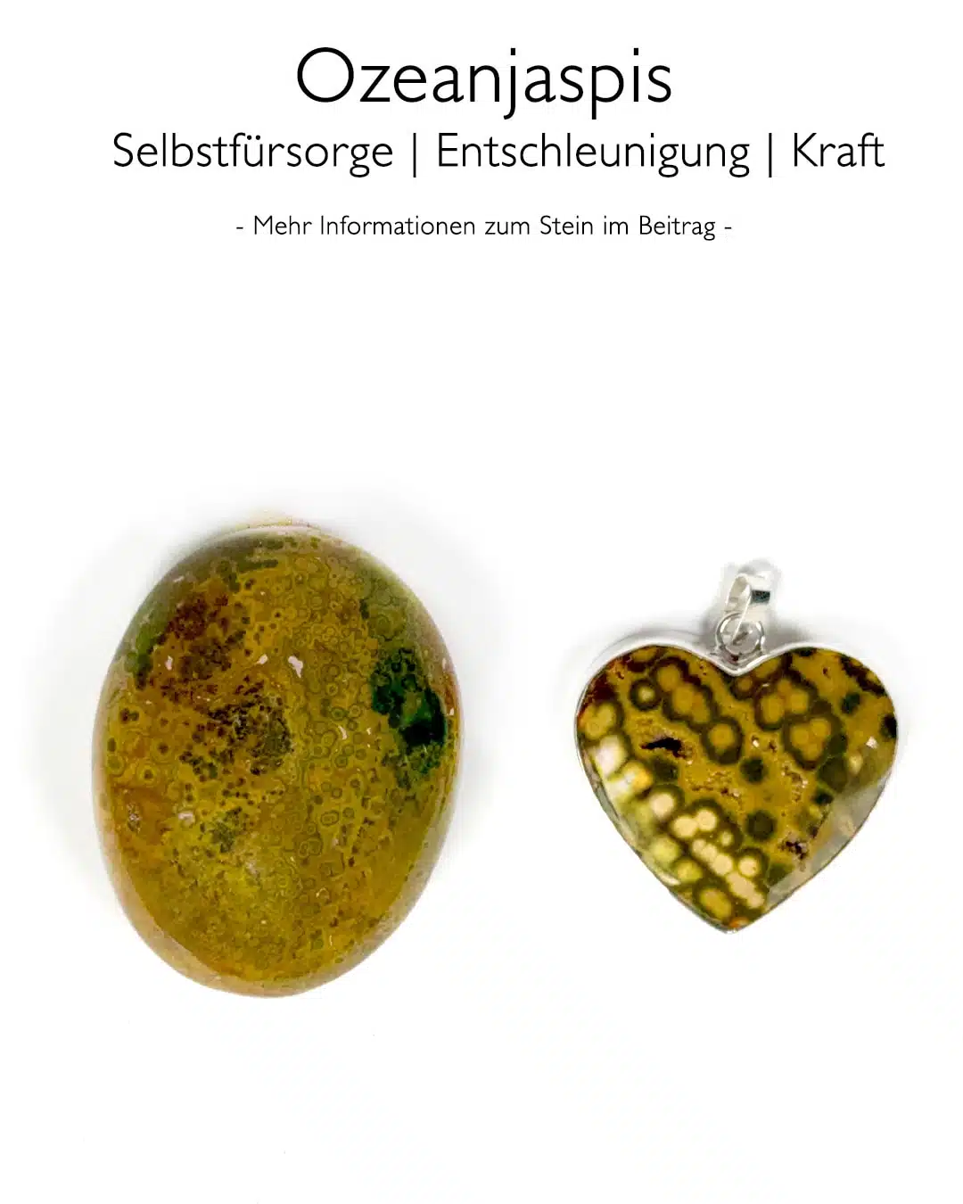 Ozeanjaspis Ketten-Anhänger