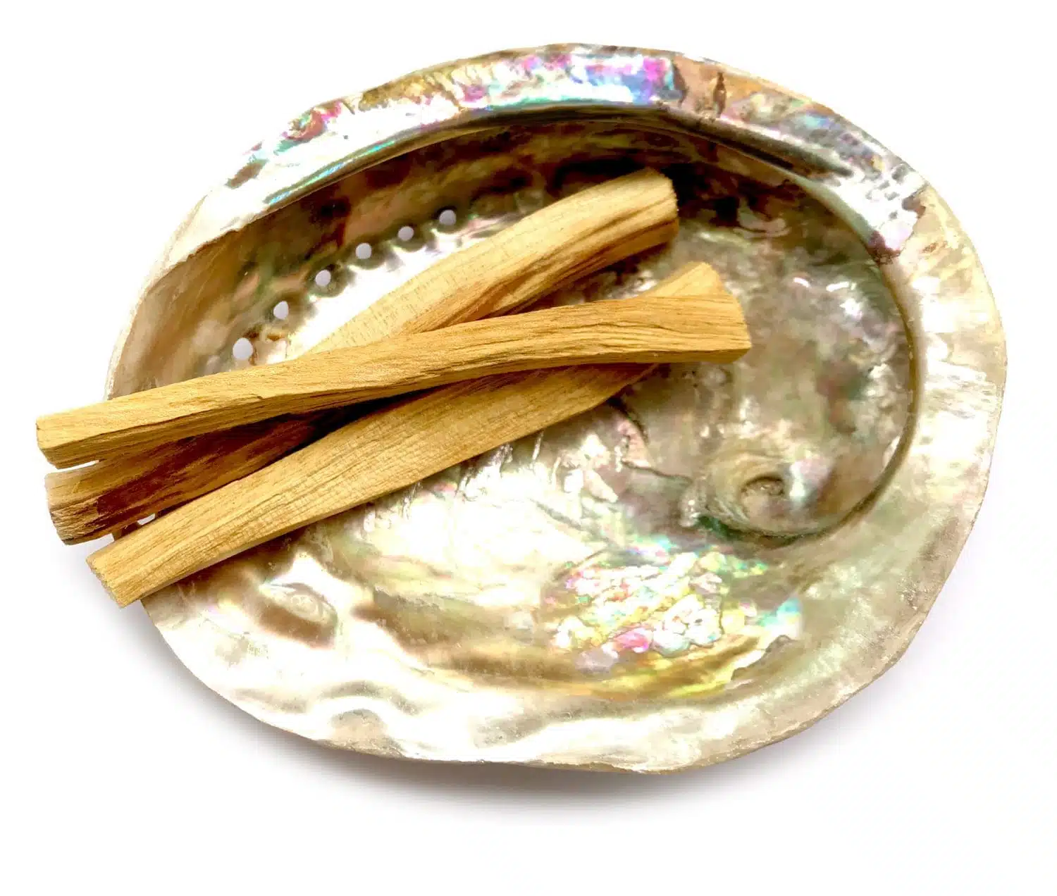 Palo Santo auf Abalone Muschel