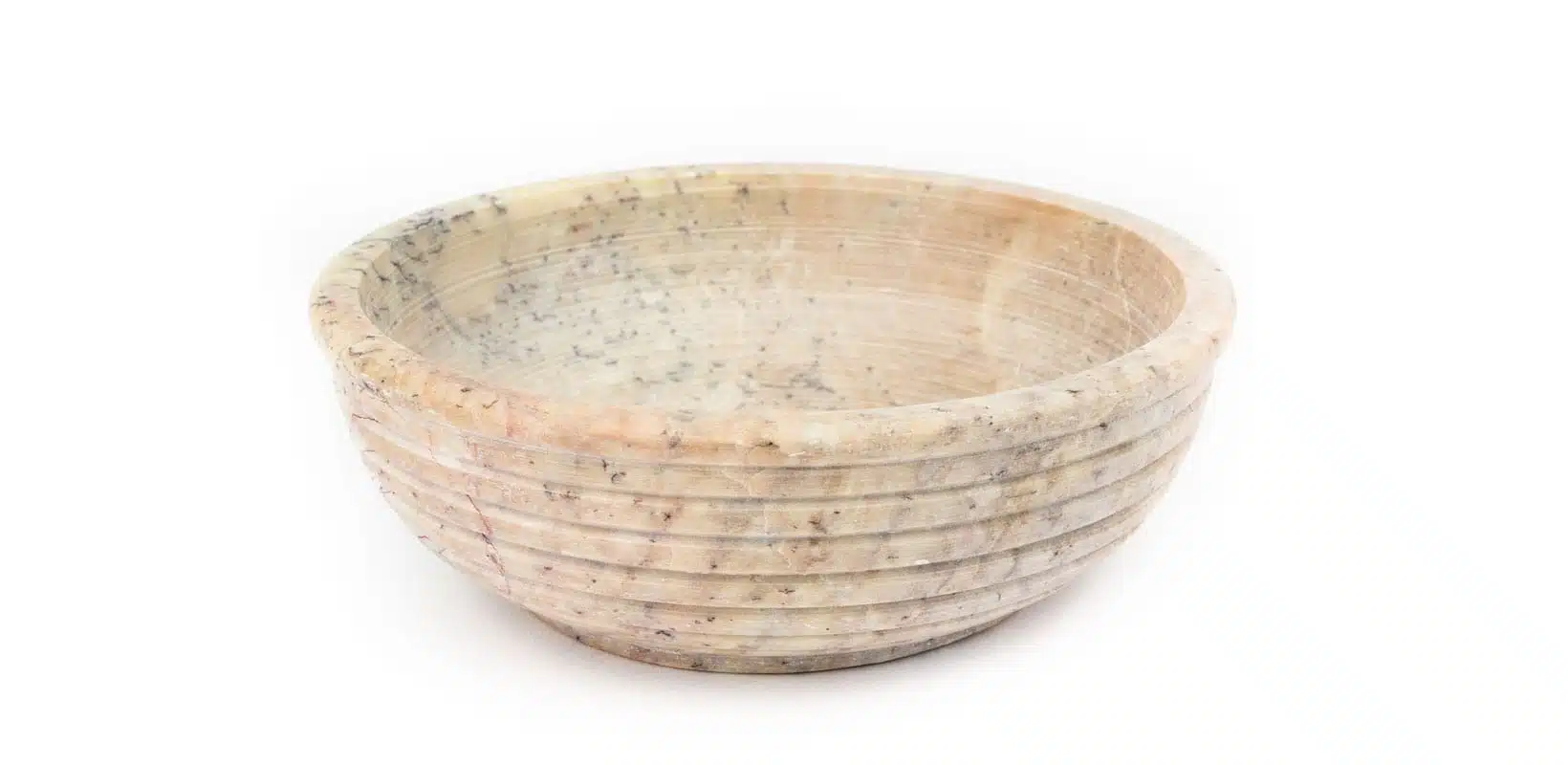 Räucherschale Speckstein mit eingravierten Linien