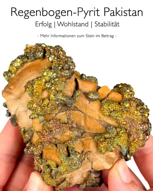 Regenbogen-Pyrit Pakistan