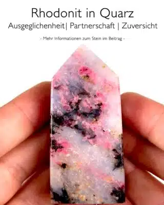 Rhodonit in Quarz - Wirkung