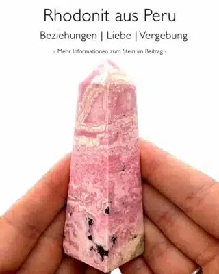Rhodonit aus Peru - Wirkung