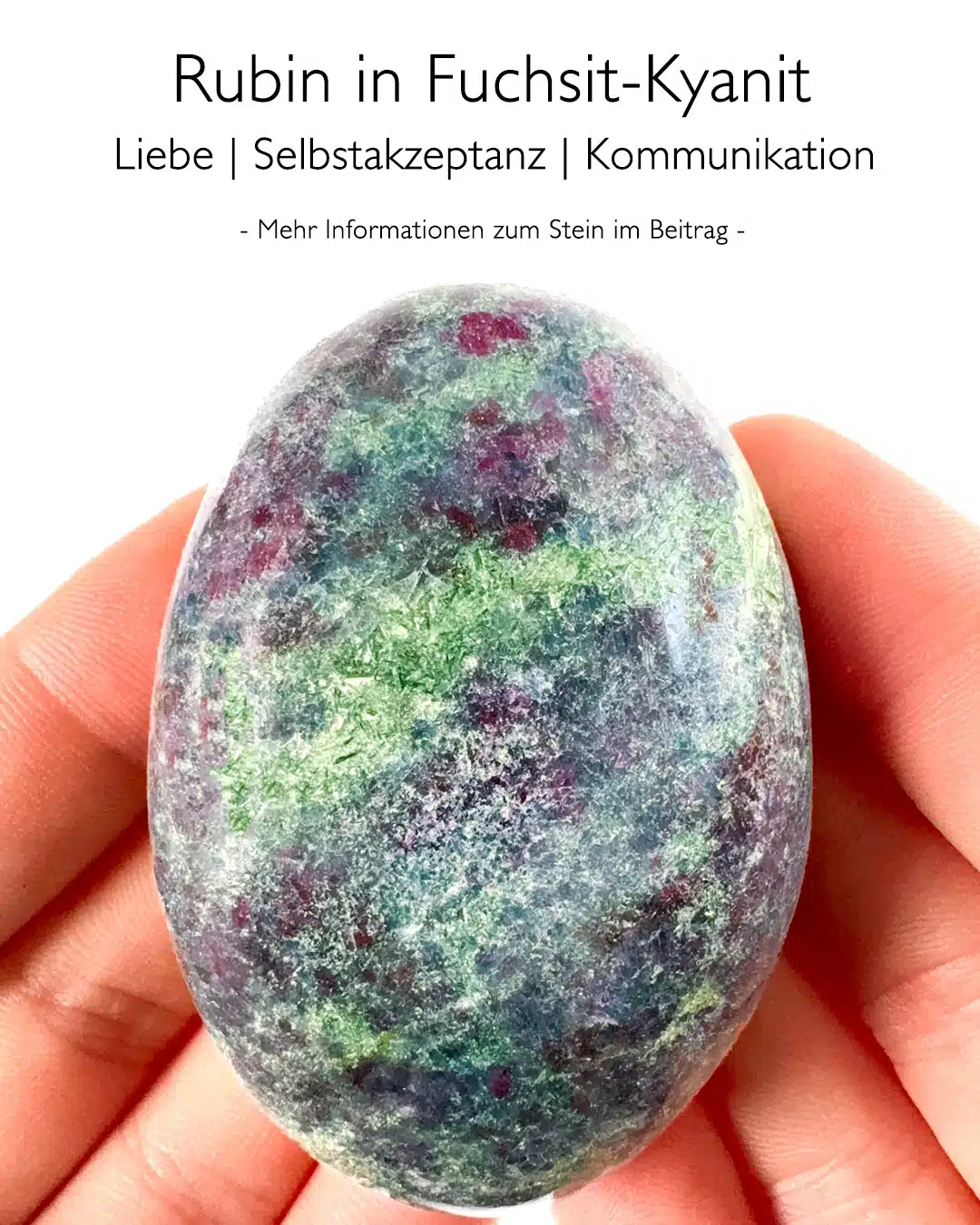 Rubin in Fuchsit & Kyanit - Wirkung