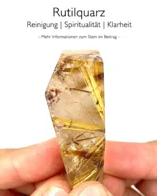 Rutilquarz - Wirkung