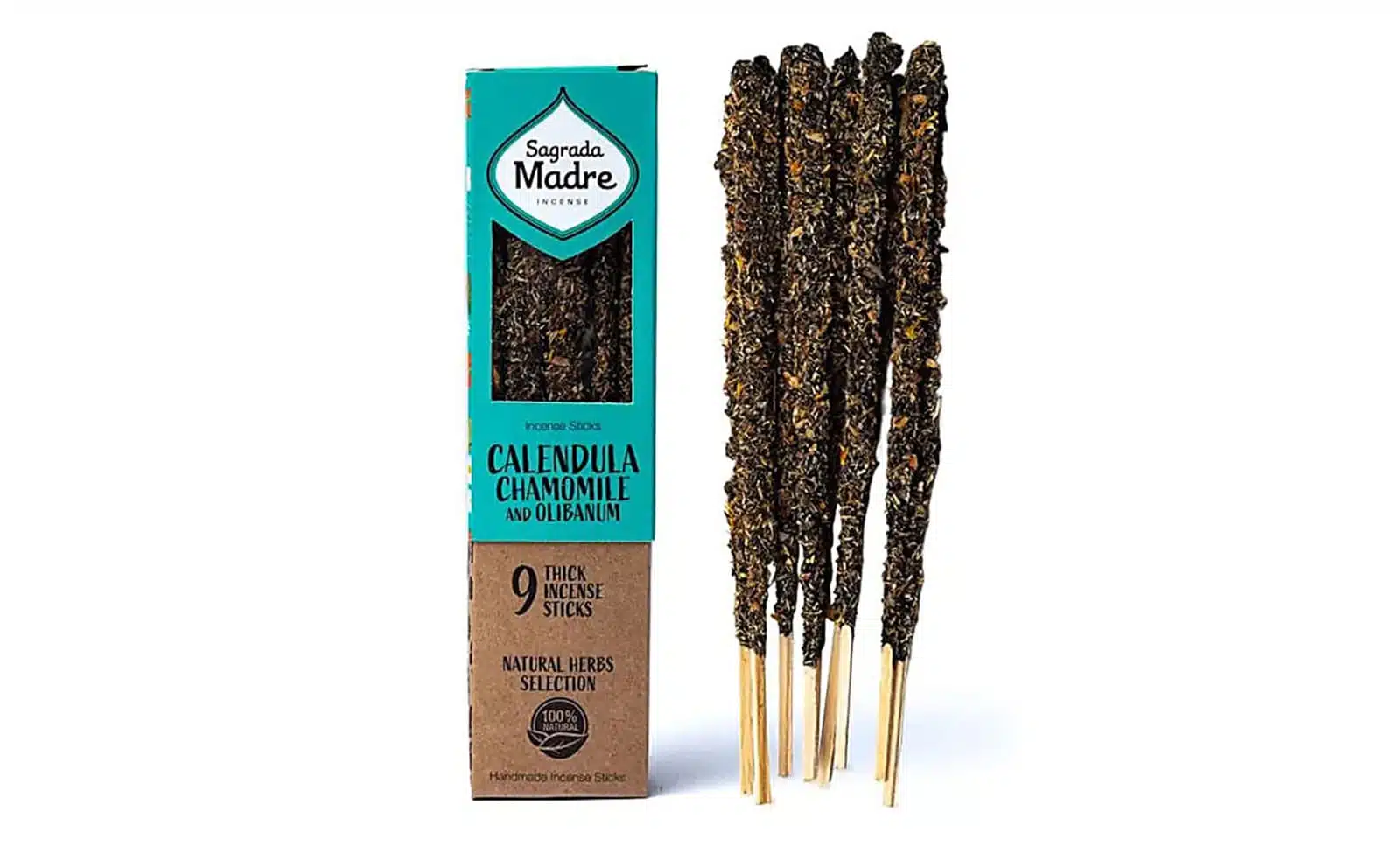 Sagrada Madre Räucherstäbchen Kamille, Calendula & Weihrauch