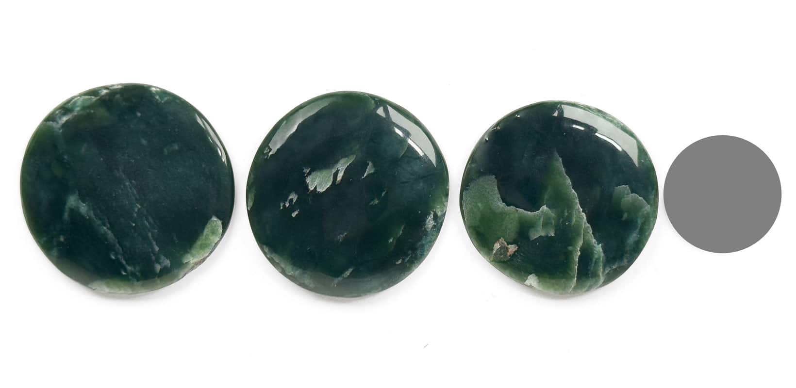 Scheibenstein Nephrit Kraftstein