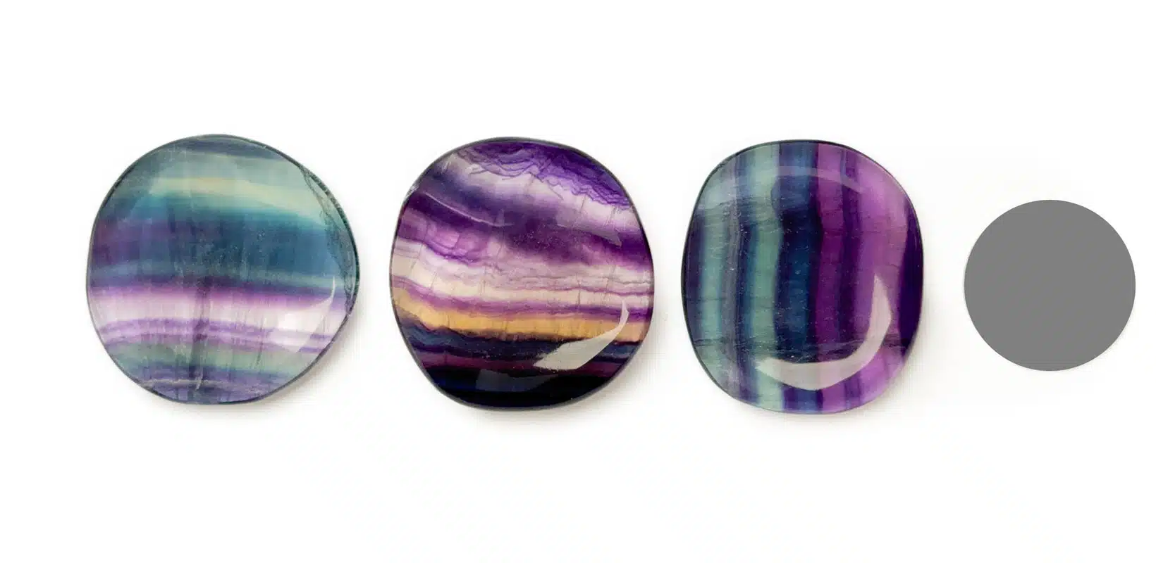 Scheibenstein Regenbogen-Fluorit