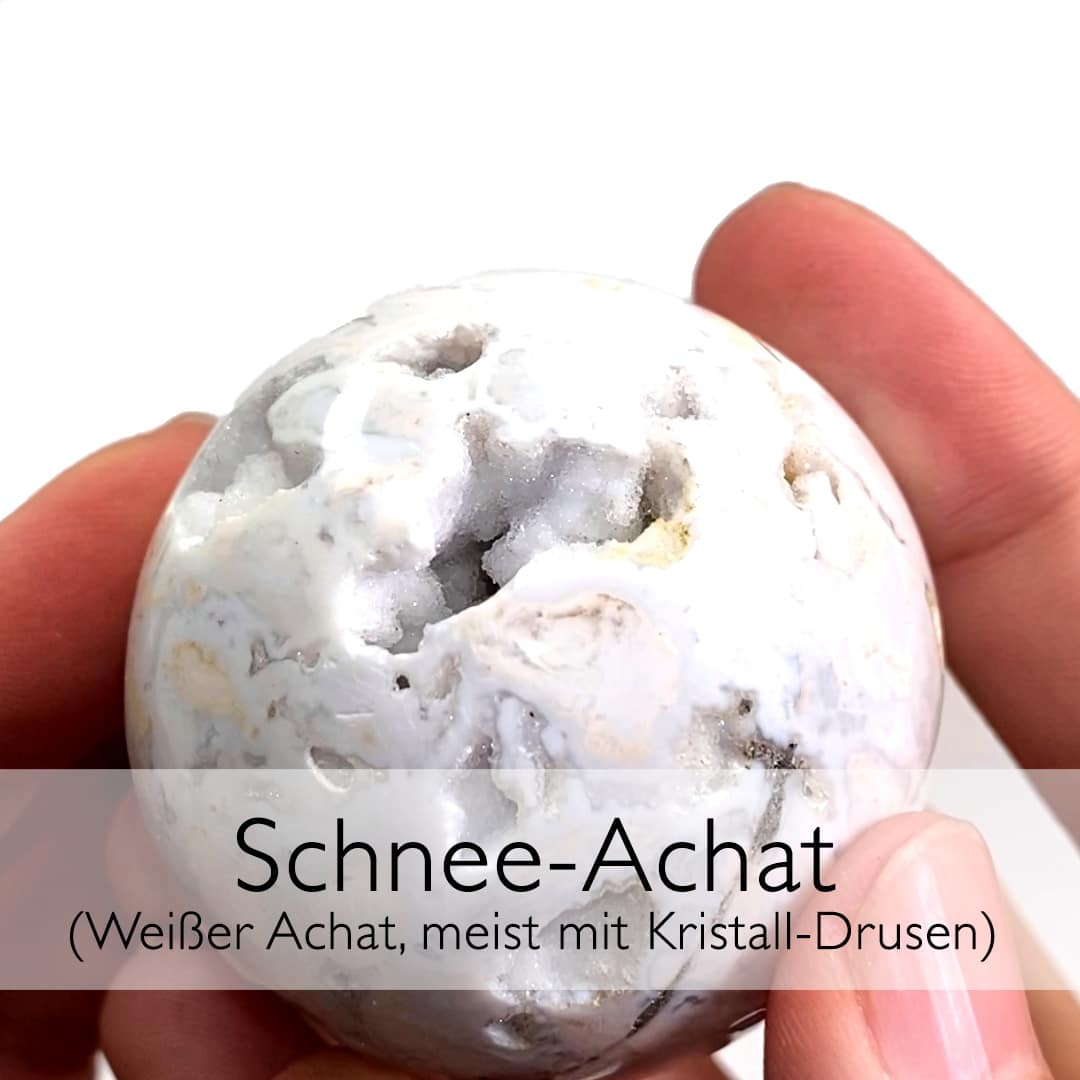 Steinwissen: Schnee-Achat Steinwissen: Schnee-Achat