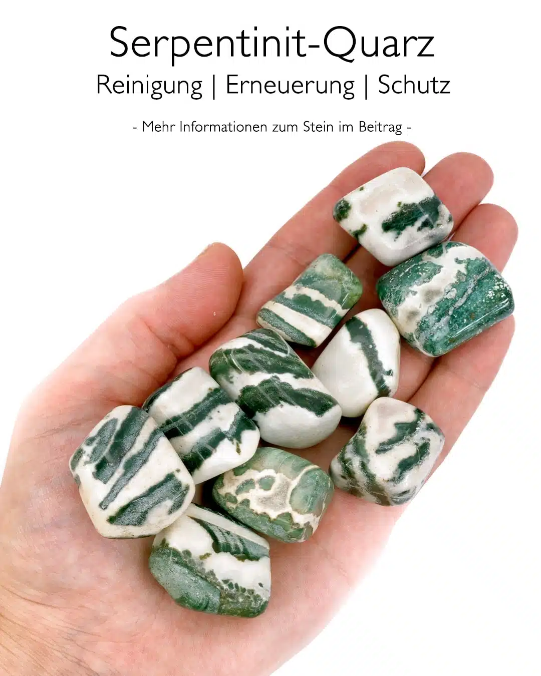 Steinwissen: Serpentinit-Quarz