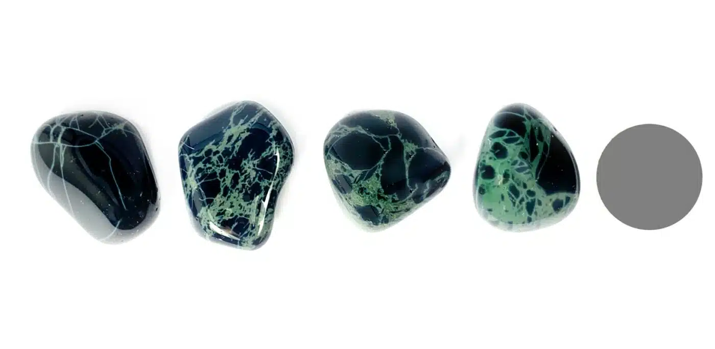 Anwendung und Wirkung von Spinnweben-Obsidian Kraftstein Spinnweben-Obsidian - Trommelstein Glรผcksstein Handstein Handschmeichler