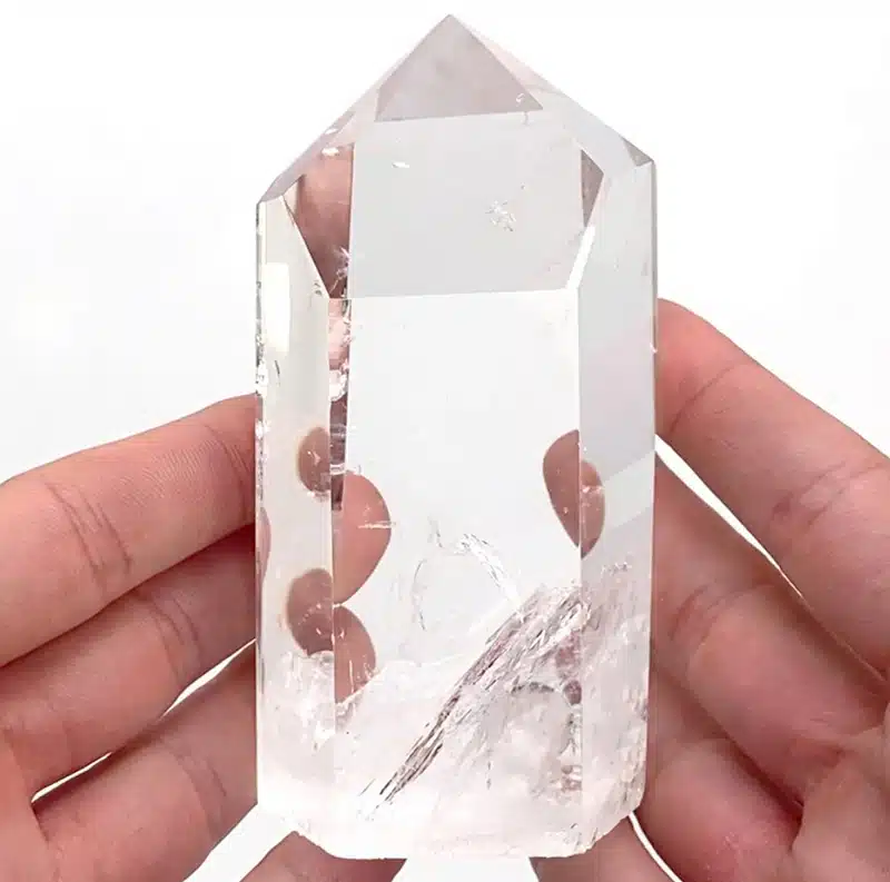 Spitze aus Bergkristall