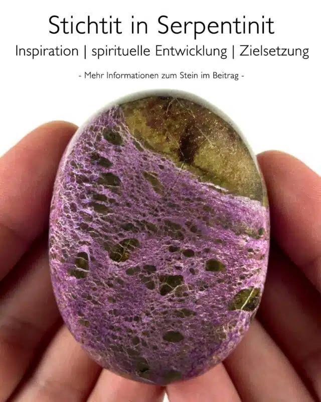 Stichtit mit Serpentinit