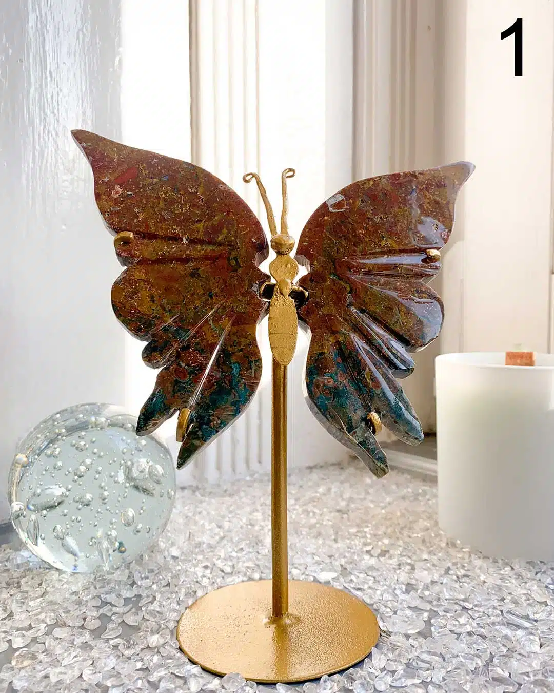 Sumatra-Moosachat-Schmetterlings-Fluegel-1