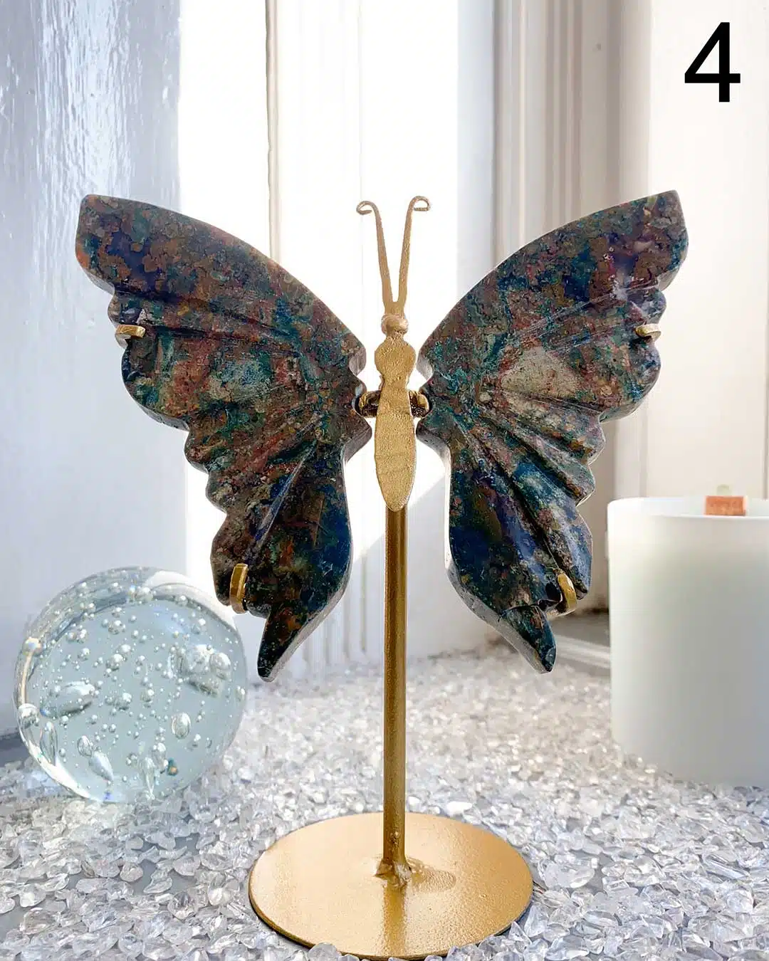 Sumatra-Moosachat-Schmetterlings-Fluegel-4