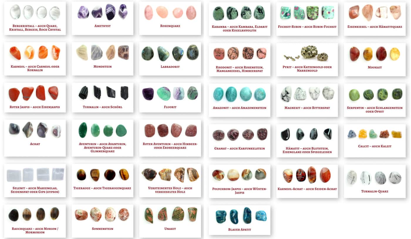 Practical Magic Blog: Informationen, Neuigkeiten, Angebote & Aktionen Die Informations-Kategorie „Die Magie der Steine“ wurde überarbeitet!