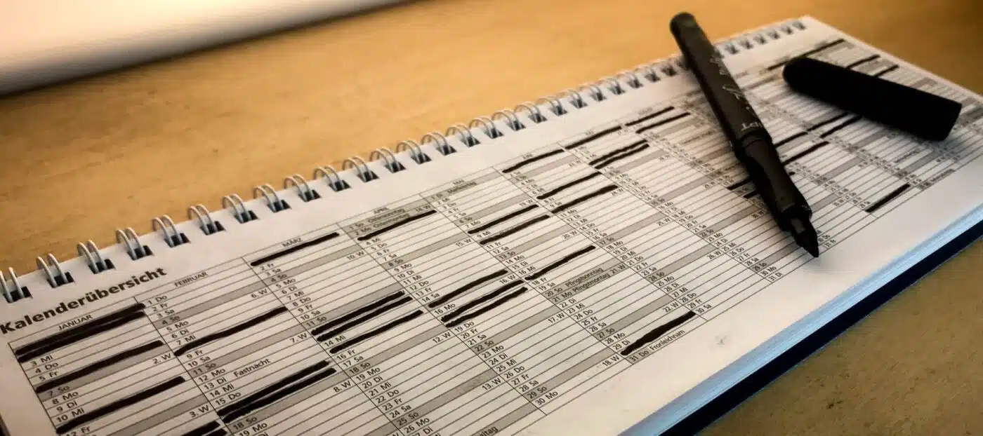 Unglückstage im Kalender