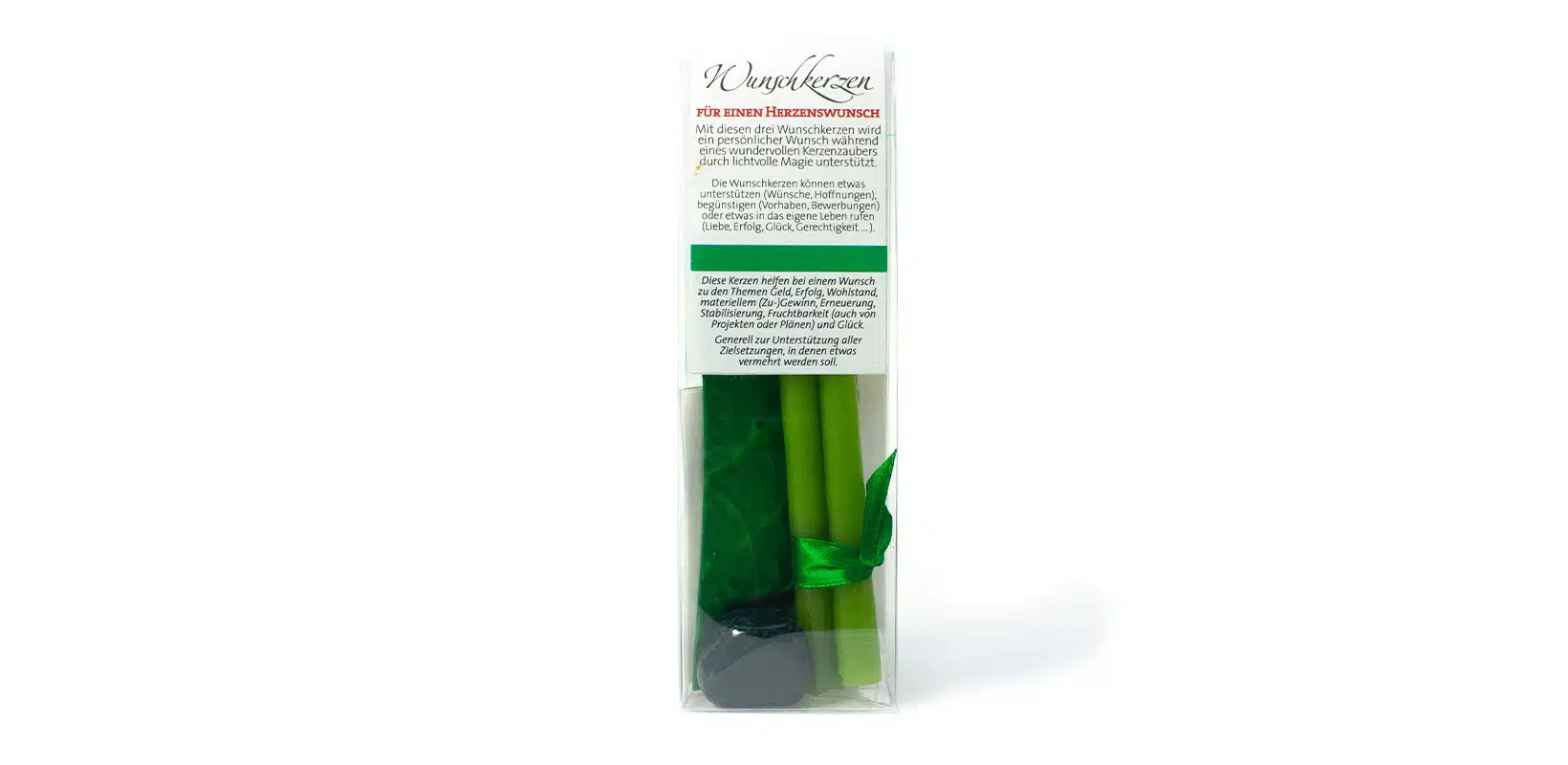 Wunschkerzen-Set Grün