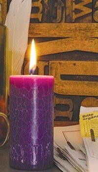Eine Kerze für Justitia